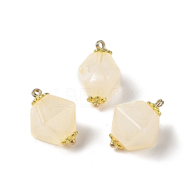 Two Tone Acrylic Pendants MACR-C033-07G-1