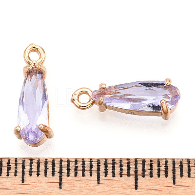 Faceted Glass Pendants X1-GLAA-T010-004F-1
