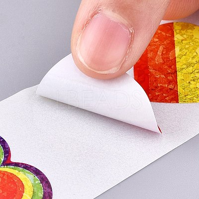Heart Shaped Stickers Roll LS-DIY-K027-A01-1