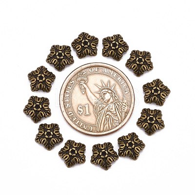 Tibetan Style Bead Caps X-TIBEB-A24621-AB-FF-1