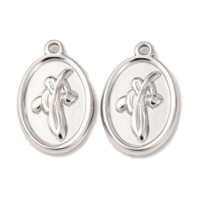 304 Stainless Steel Pendants STAS-I358-12P-13-1