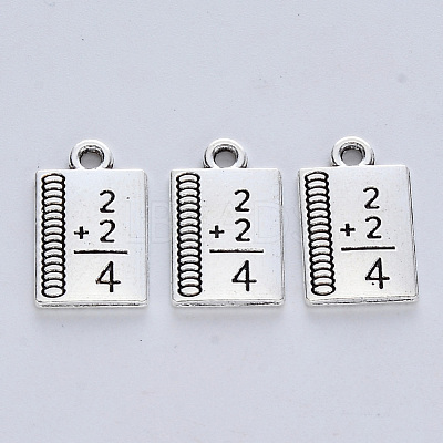 Tibetan Style Alloy Pendants for Teachers' Day TIBE-R316-003AS-RS-1