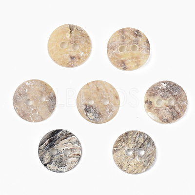 Mother of Pearl Buttons X-SSHEL-R048-022A-1