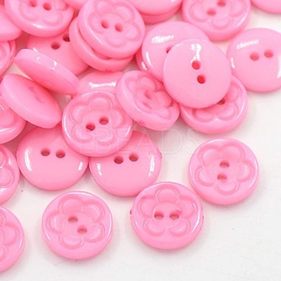 Acrylic Sewing Buttons for Clothes Design X-BUTT-E083-F-08-1