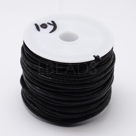 Round Braided Waxed Cotton Cords YC-L002-01-1