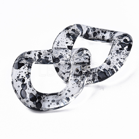 Transparent Acrylic Linking Rings OACR-N009-015A-B14-1