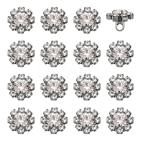 24Pcs 1-Hole Zinc Alloy Buttons FIND-PH0026-97-1