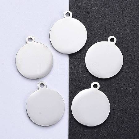 304 Stainless Steel Pendants STAS-TAG0001-31-1