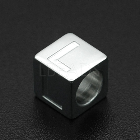 Non-Tarnish 201 Stainless Steel European Beads STAS-N090-LA062-L-1