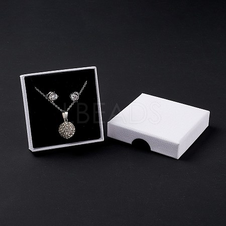 Paper with Sponge Mat Necklace Boxes X-OBOX-G018-01A-03-1