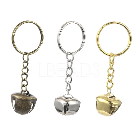 Iron Bell Pendant Keychains KEYC-JKC01000-1