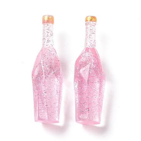 Dummy Bottle Transparent Resin Cabochon RESI-E025-03E-1