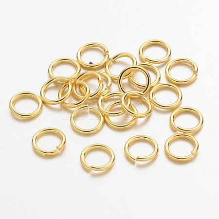 Brass Open Jump Rings JRC7MM-G-1