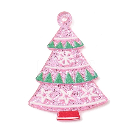 Christmas Acrylic Pendants OACR-I028-02C-1