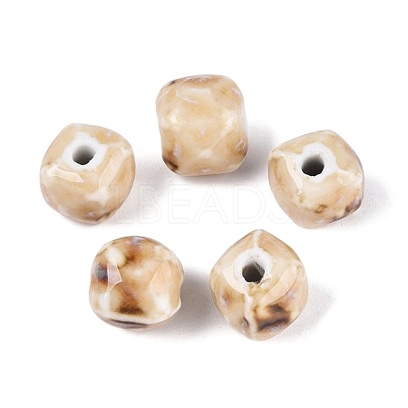 Vintage Handmade Porcelain Beads PORC-N013-18-26-1