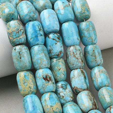 Natural Magnesite Beads Strands GG-CBA6BAC-E06-1