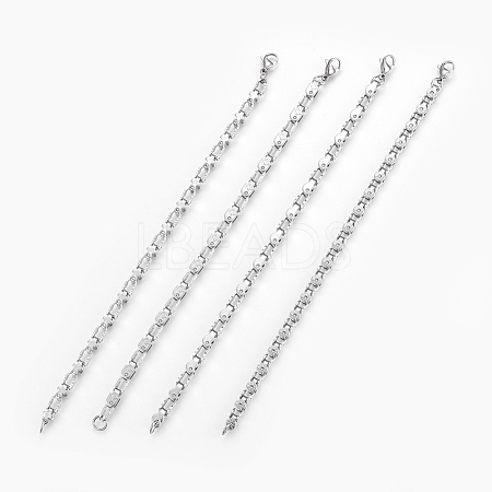 304 Stainless Steel Link Chain Bracelets BJEW-P239-14-1