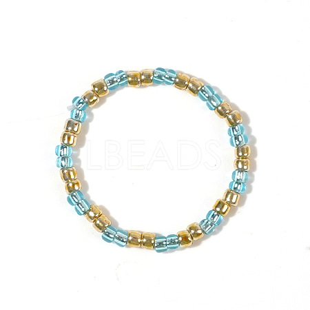 Glass Seed Beads Finger Rings for Women WO0260-12-1