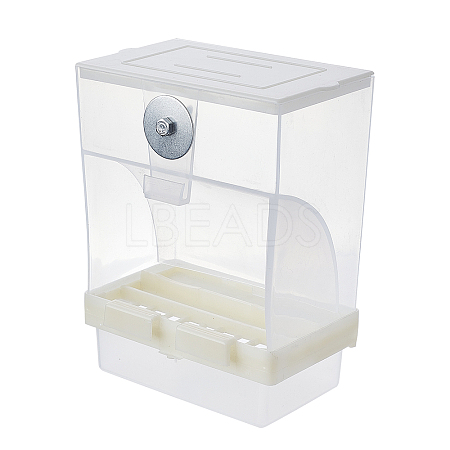 Plastic Pet Automatic Fixed Quantity Feeder AJEW-WH0126-77-1