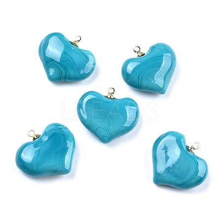 Handmade Lampwork Pendants LAMP-G160-01Q-1