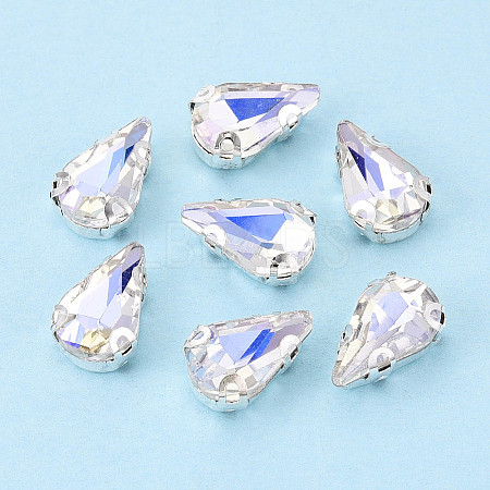 Sew on Rhinestone Montee Beads KK-T071-03C-1
