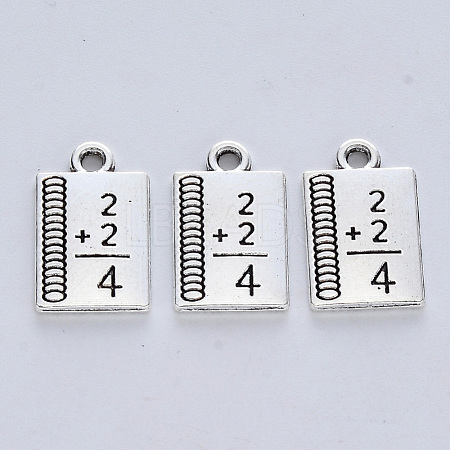 Tibetan Style Alloy Pendants for Teachers' Day TIBE-R316-003AS-RS-1