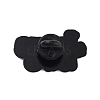 Black Alloy Brooches JEWB-S018-02B-2