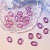 20Pcs Transparent Acrylic Quick Link Connectors OACR-TADJ0001-03F-3