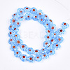 Handmade Millefiori Lampwork Beads Strands X-LAMP-S191-19A-04-2