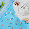 SUNNYCLUE 30Pcs 3 Styles Alloy Connector Charms with Crystal Rhinestone FIND-SC0007-89-4