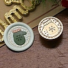 Christmas Series Wax Seal Brass Stamp Head AJEW-M037-01G-23-1