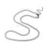 Non-Tarnish 304 Stainless Steel Herringbone Chain Necklaces NJEW-P282-03P-2