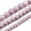 Opaque Solid Color Glass Beads Strands LS-GLAA-T032-P4mm-07-4