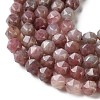 Natural Madagascar Rose Quartz Beads Strands GG-CBABD99-05-4