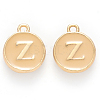 Golden Plated Alloy Enamel Charms X-ENAM-S118-06Z-1