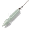 Natural & Synthetic Gemstone Pointed Dowsing Pendulums G-Q184-04P-5