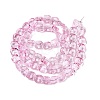 Electroplate Glass Beads Strands EGLA-N012-07G-2