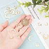 24Pcs 12 Style Brass Charms KK-AR0002-63-3