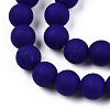 Opaque Glass Beads Strands GLAA-T032-P8mm-MD03-2