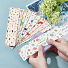 90Pcs 9 Styles Flower Pattern Soap Paper Tag DIY-WH0399-69-035-5
