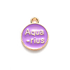 Alloy Enamel Pendants X-ENAM-S124-01A-01J-3