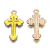Alloy Enamel Pendants ENAM-S121-059K-2