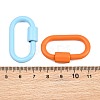 Spray Painted Alloy Locking Carabiner AL-CBAA02B-04-3