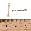 Ion Plating(IP) 304 Stainless Steel Connector Charms STAS-Q323-09RG-3