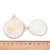 Natural Scallop Shell Big Pendants SSHEL-N038-13-3