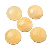 Natural Yellow Jade Cabochons G-C115-02A-31-1
