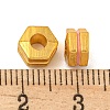 Brass Enamel Beads KK-P277-44G-01-2