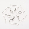 Brass Earring Hooks KK-Q363-P-NF-1