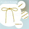 7.1 Yards Glass Rhinestone Synthetic Rubber Round Cord DIY-GF0013-74A-6