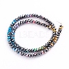 Electroplated Non-magnetic Synthetic Hematite Beads Strands X-G-L562-12A-3